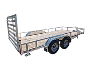 Silver Ox Aluminum Trailers Tandem Axle Utility