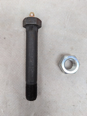 Shackle Bolt Wet 3 1/2 x9/16 W/Grease Fitting and 9/16 Lock Nut