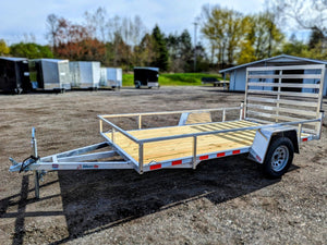 Silver Ox 5x10 Single Axle Aluminum Utility Trailer