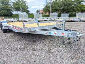 Silver Ox 7k Aluminum Car Hauler Trailer 16+2 - 18ft Overall Deck