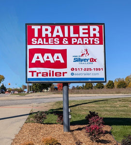 Cargo Mate E Series 5x8 Cargo Trailer w Swing Door - Gray - Stock# 123172