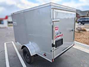 Cargo Mate E Series 5x8 Cargo Trailer w Swing Door - Gray - Stock# 123172