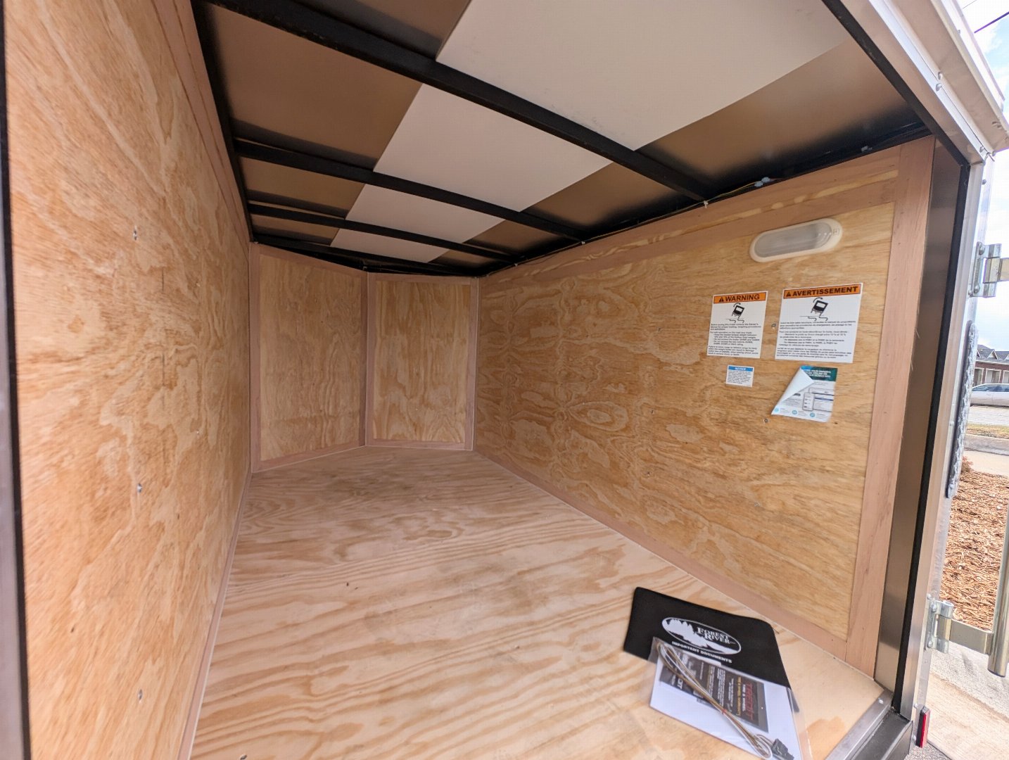 Cargo Mate E Series 5x8 Cargo Trailer w Swing Door - Gray - Stock# 123172