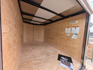 Cargo Mate E Series 5x8 Cargo Trailer w Swing Door - Gray - Stock# 123172