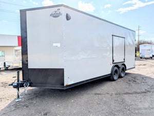 Cargo Mate E Series 8.5x20Ft Enclosed Cargo Trailer Toy Car Hauler w Escape Door Stock 124055