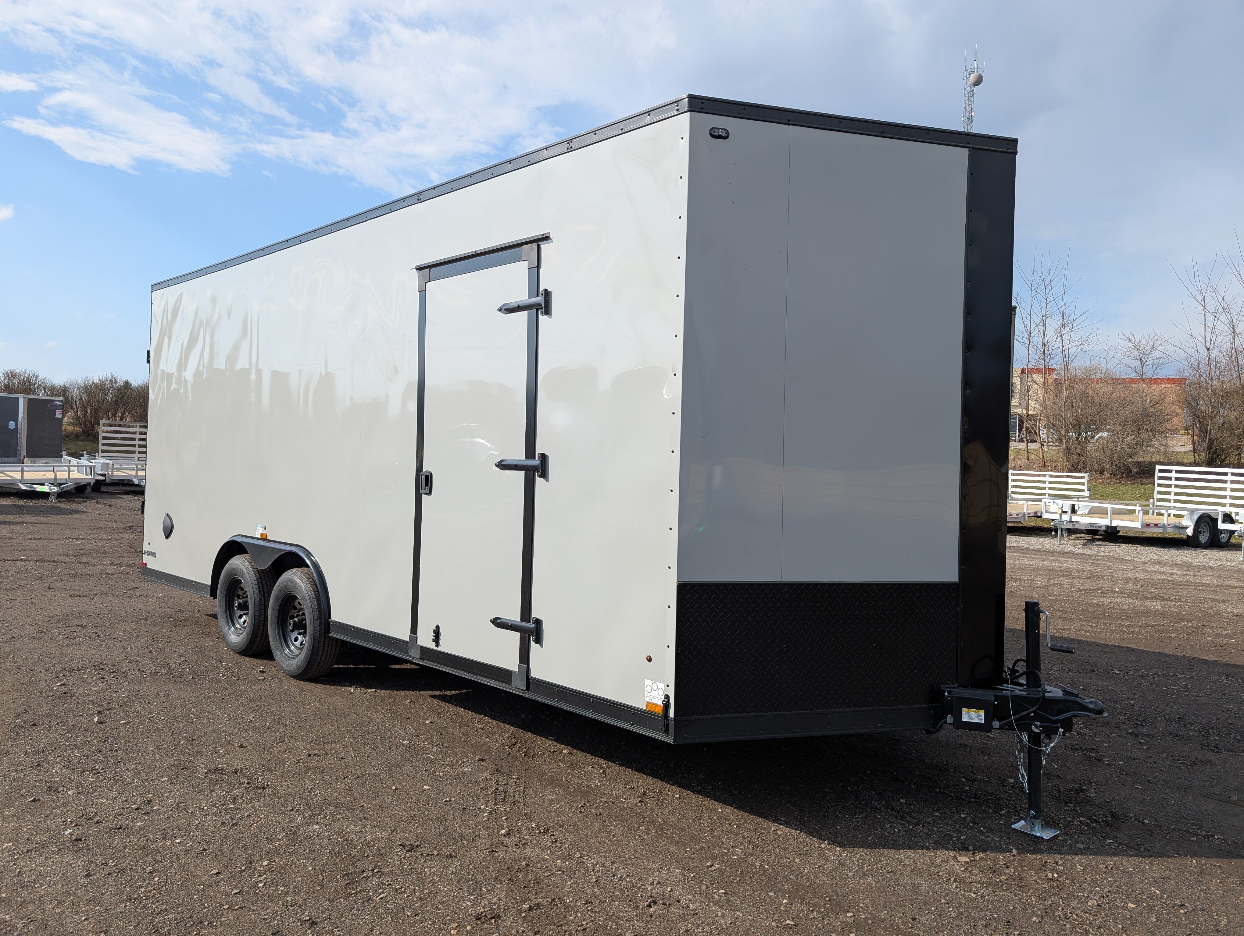 Cargo Mate E Series 8.5x20Ft Enclosed Cargo Trailer Toy Car Hauler w Escape Door Stock 124055