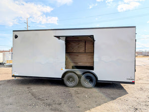 Cargo Mate E Series 8.5x20Ft Enclosed Cargo Trailer Toy Car Hauler w Escape Door Stock 124055