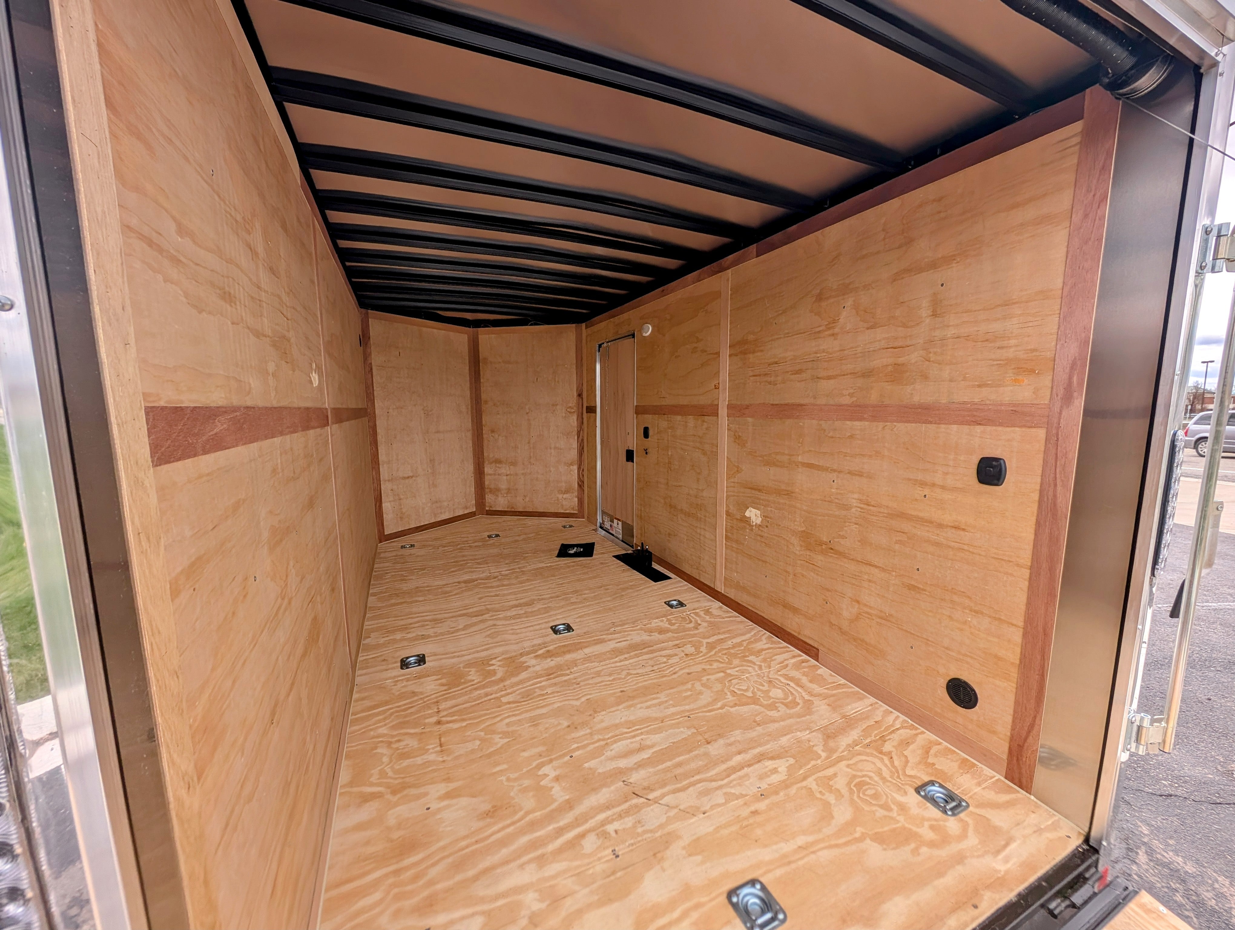 Cargo Mate 7x14 E Series Tandem Axle Enclosed Trailer w Ramp Door - Stock# 124038