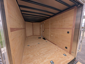 Cargo Mate 7x14 E Series Tandem Axle Enclosed Trailer w Ramp Door - Stock# 124038