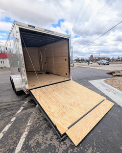 Cargo Mate 7x14 E Series Tandem Axle Enclosed Trailer w Ramp Door - Stock# 124038