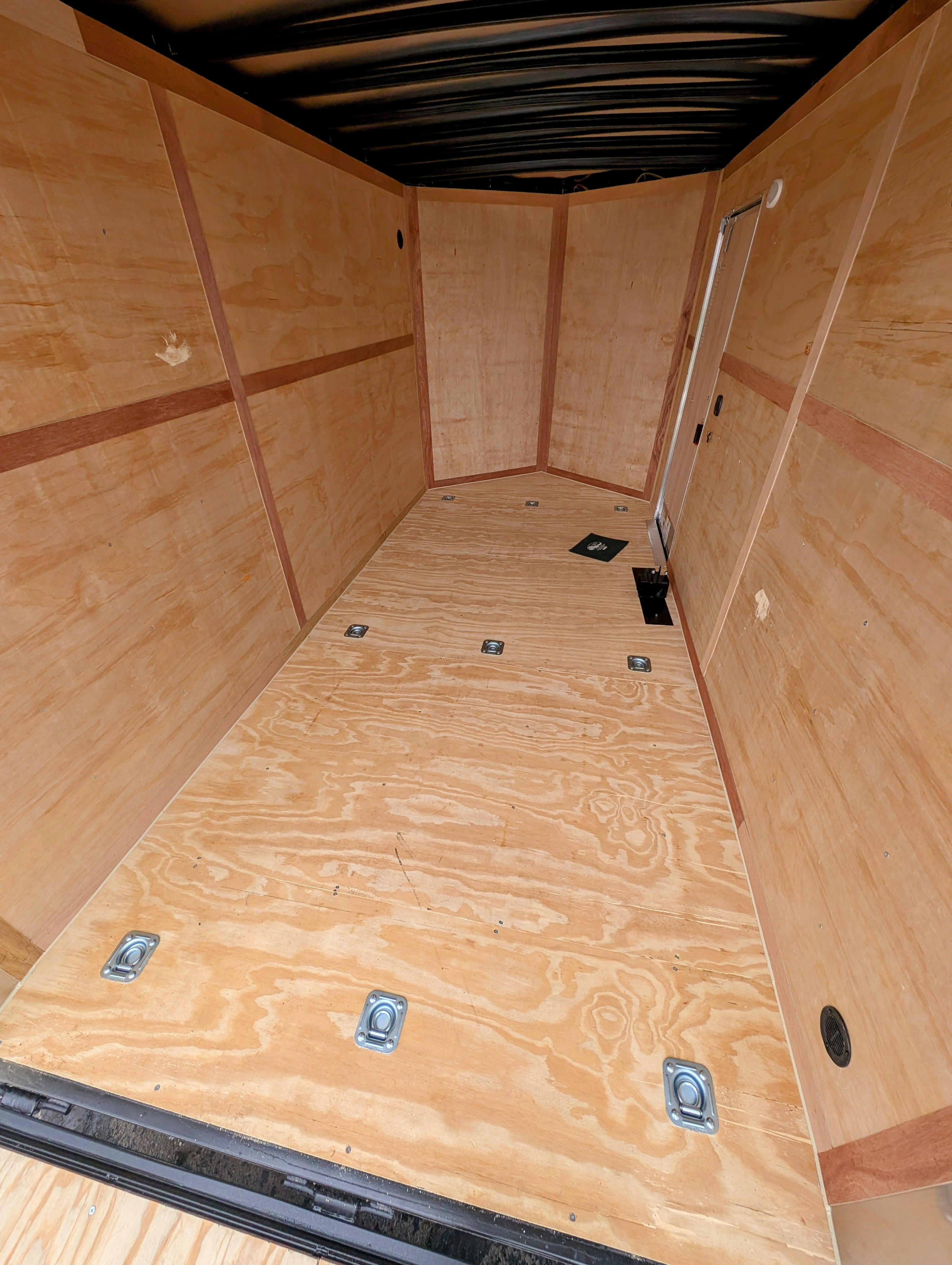 Cargo Mate 7x14 E Series Tandem Axle Enclosed Trailer w Ramp Door - Stock# 124038