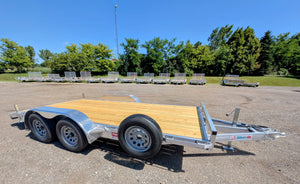 Silver Ox 7k Aluminum Car Hauler Trailer 14+2 - 16ft Overall Deck