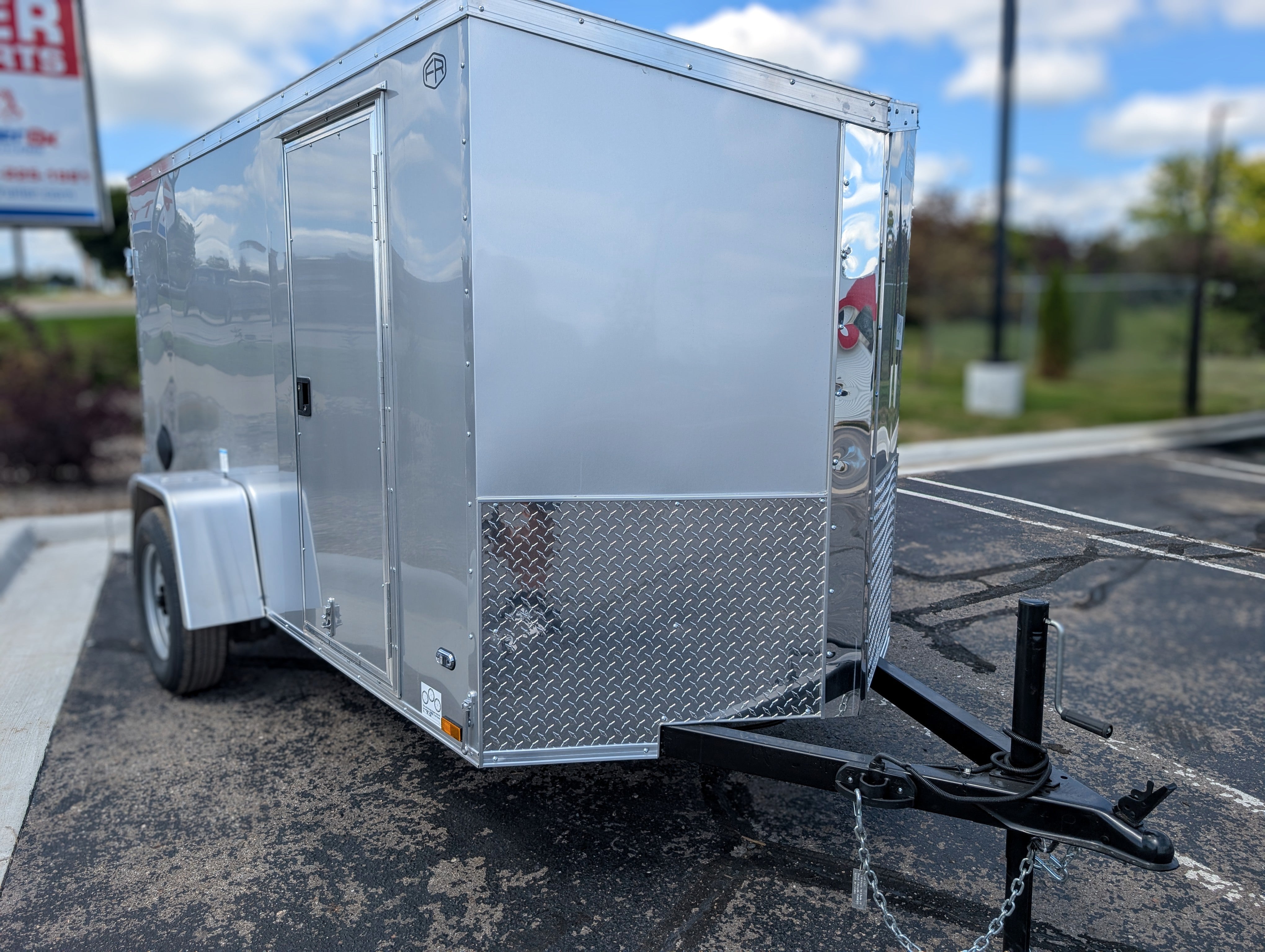 Cargo Mate 5x10 E Series Enclosed Cargo Trailer w Swing Door & Side Door Stock 124611