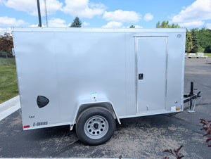 Cargo Mate 5x10 E Series Enclosed Cargo Trailer w Swing Door & Side Door Stock 124611