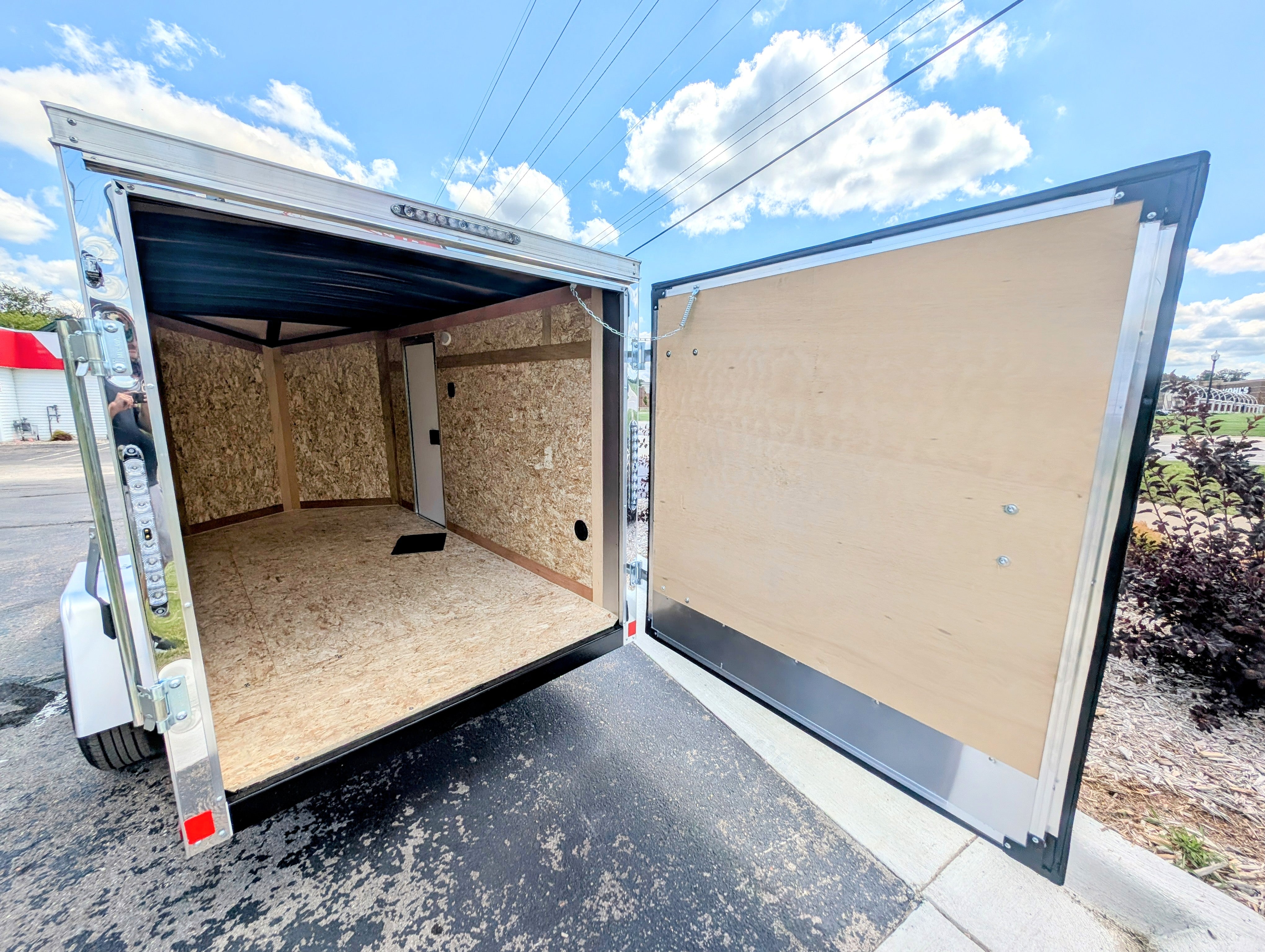 Cargo Mate 5x10 E Series Enclosed Cargo Trailer w Swing Door & Side Door Stock 124611