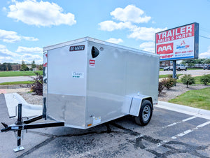 Cargo Mate 5x10 E Series Enclosed Cargo Trailer w Swing Door & Side Door Stock 124611