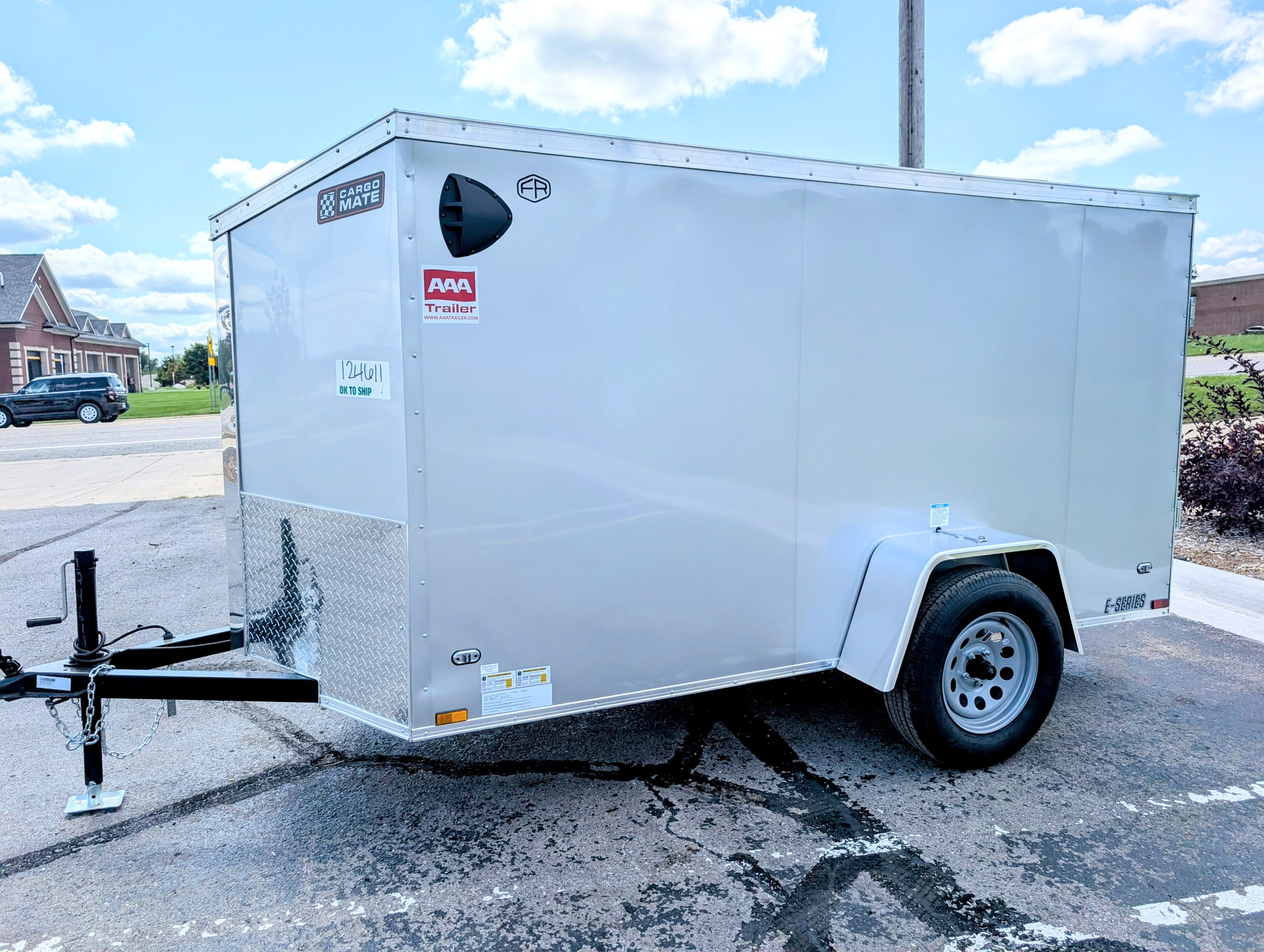 Cargo Mate 5x10 E Series Enclosed Cargo Trailer w Swing Door & Side Door Stock 124611