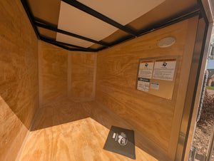 Cargo Mate E Series 4x6 Enclosed Cargo Trailer - Silver - Stock# 123132